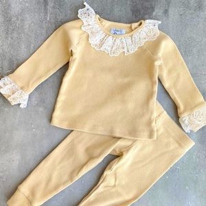 Adorable set of top and pants. Size 2 T.